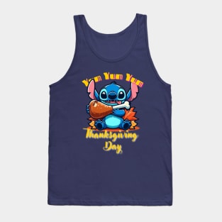 Giving Thanks Thanksgiving Stitch Thanksgiving 2023 Tank Top